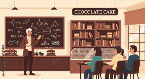 The Chemistry Of Cakes Presented By Professor To Students