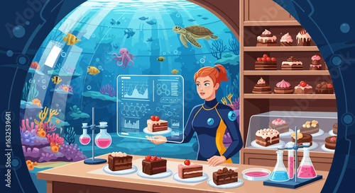 Ocean Lab Sweet Experiment With Marine Biologist And Yummy Cakes