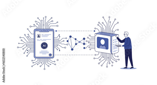 Digital connection: artificial intelligence linking devices in modern technology