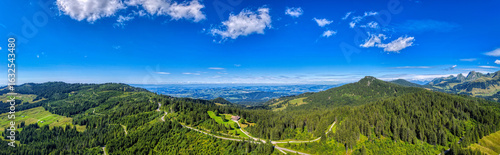 Blick ins Gantrischgebiet, Gurnigel, Kanton Bern, Schweiz, Luftaufnahme, August 2025