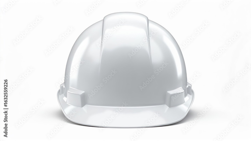 Fototapeta premium White safety helmet