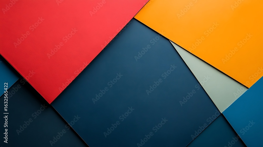Fototapeta premium block style colorful geometric wallpaper for design high resolution picture