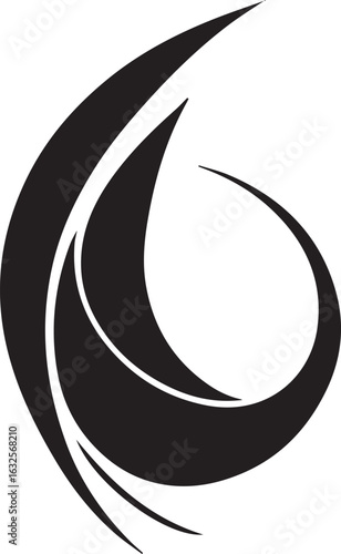 Minimalist Raven Claw Vector – Black Abstract Bird Talon Design

Modern Leaf Outline Vector – Elegant Botanical Abstract Art

Black Abstract Talon or Leaf Icon – Nature and Wildlife Design

Tribal Cla