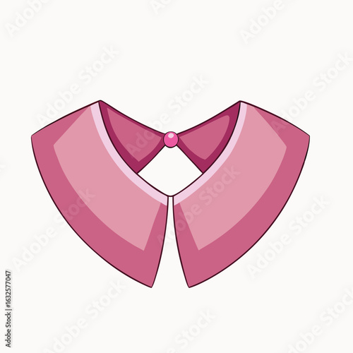 Pink collar with pearl accent accessory clothing