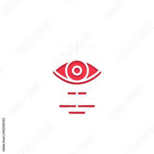 Eye vision care logo design vector illustration eye health and ophthalmology clinic visual identity 