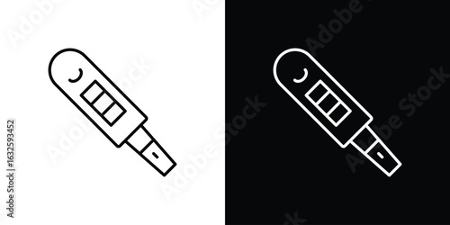 Pregnancy test icon line symbol concept, vector illustration