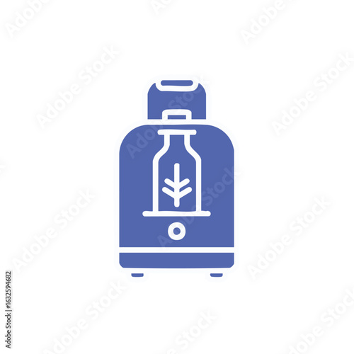 Medical herbal infuser vector icon