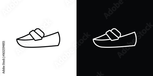 Loafer icon line symbol concept, vector illustration