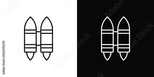 Jetpack icon line symbol concept, vector illustration