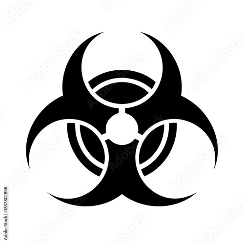 Biohazard Symbol Hazard Warning Sign Dangerous Biological Material Danger Alert