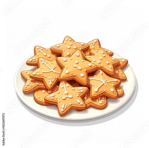  Ginger cookies during Christmas
