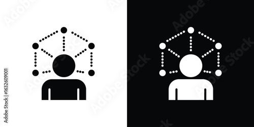 Skillsfor banner and packaging design Vector illustrationsn icon in flat style, filled black symbol