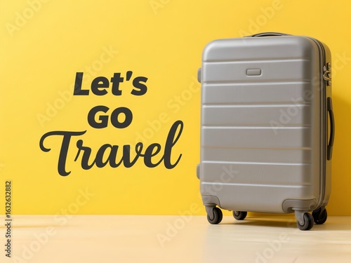 Let's go travel design illustration 