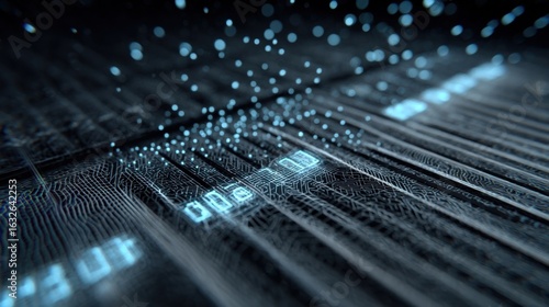 An image focusing on a textured surface of a smart label featuring tactile elements that provide feedback indicating whether the timetemperature threshold has been exceeded ideal for