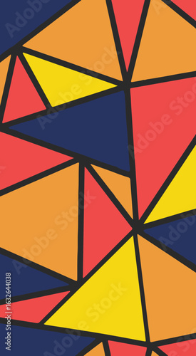 Abstract geometric triangle pattern