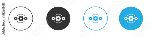 Operation icon in editable flat vector in black and white