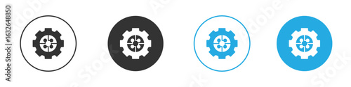 ETL icon in editable flat vector in black and white