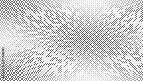 High-contrast geometric pattern in vector format. Minimalist black and white lines create a sleek and sophisticated background., metal grid pattern background