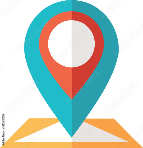 Free Download GPS Map Pin Flat Vector
 - GFXLoad