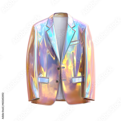 Holo-Reflective Blazer Mockup 