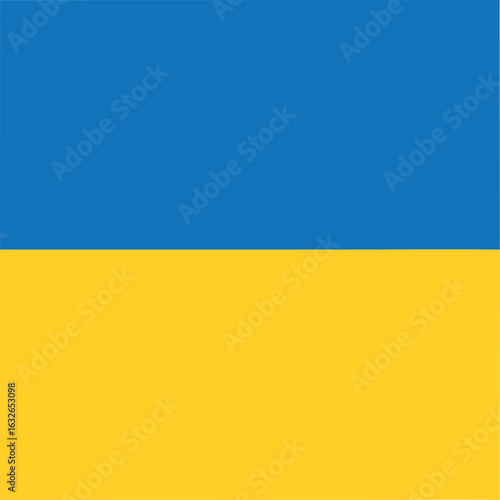  Ukraine National Flag Flat Icon