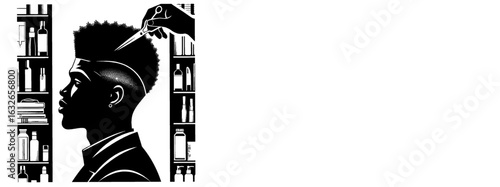 Silhouettes black men