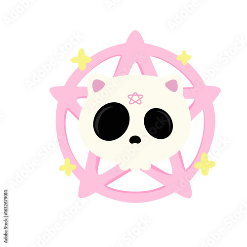 Pastel Halloween Clipart with Cute Ghosts and Witches