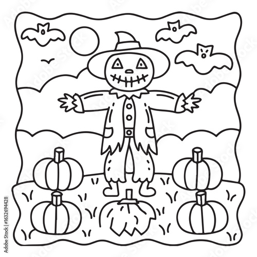 "Halloween Coloring Pages | Fun and Spooky Designs for Kids and Adults – Pumpkins, Ghosts, Witches & More"