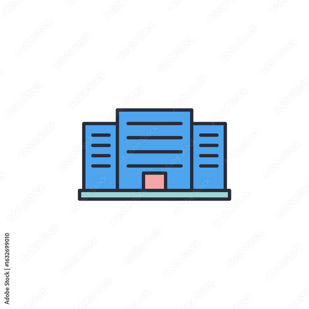 real estate icon. linear style sign for mobile concept and web design. Vector icon. Symbol, logo illustration. Vector graphics real estate icon. linear style sign for mobile concept and web design. Vector icon. Symbol, logo illustration. Vector graphics