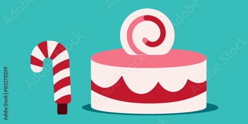 candy cane land birthday peppermint swirl