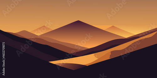 Elegant cinematic gradient background featuring a sophisticated blend of muted gold and deep brown tones perfect for luxurious branding and upscale advertising