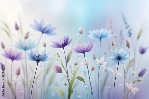 purple flowers in the garden