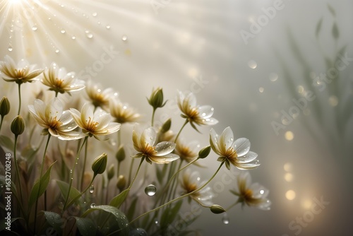 spring flowers background