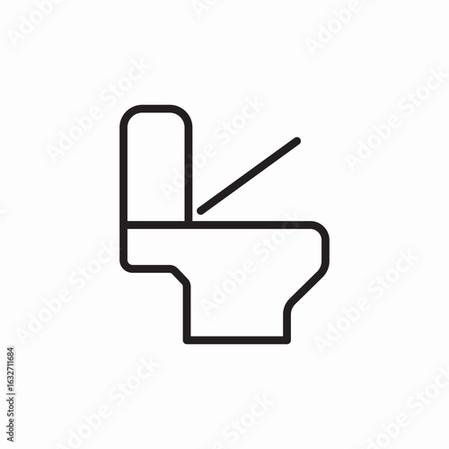 toilet wc icon sign vector