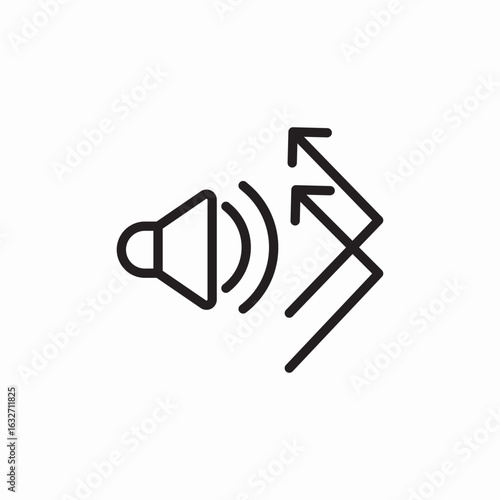 voice waves icon sign vector