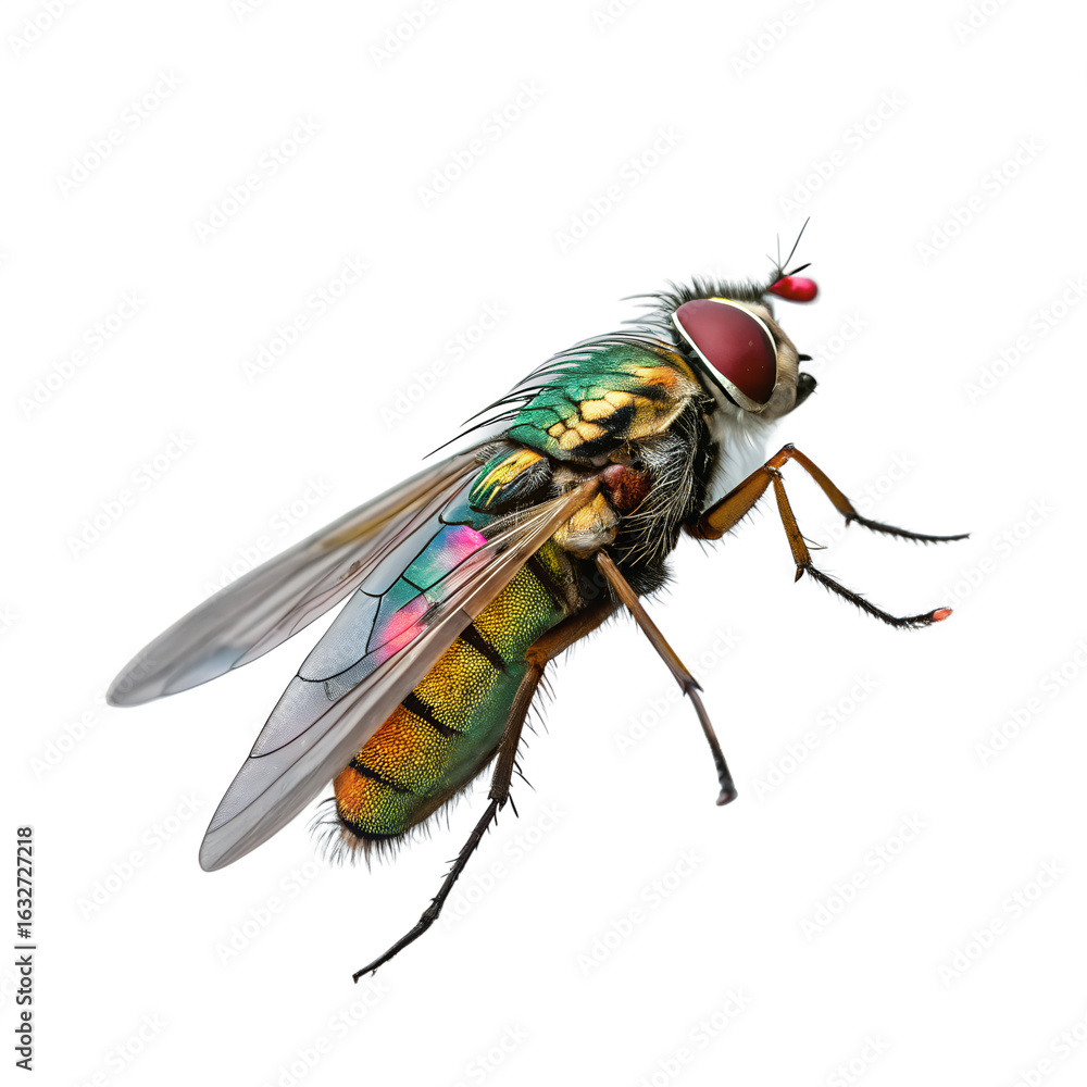 Fototapeta premium fly on white background
