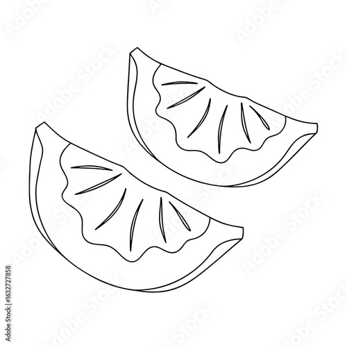 Delicious Dumplings Illustration, Asian Cuisine Food Sketch