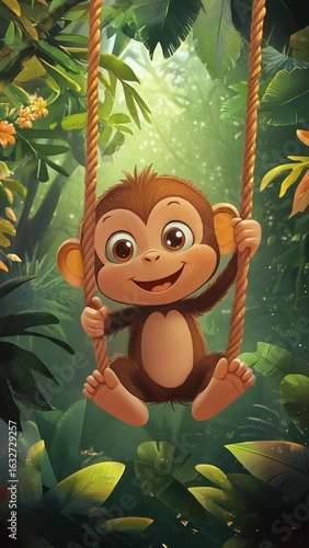 Jungle Monkey Swinging Fun