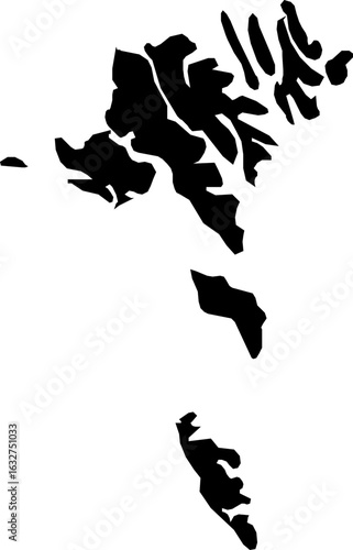 Faeroe Is map (Mercator projection)