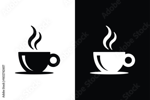 Tea icon vector on White Background ,Vector Art Illustration on white background.