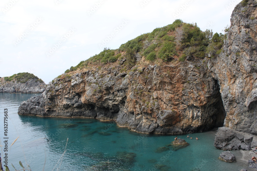 Naklejka premium the coast of Calabria, Italy
