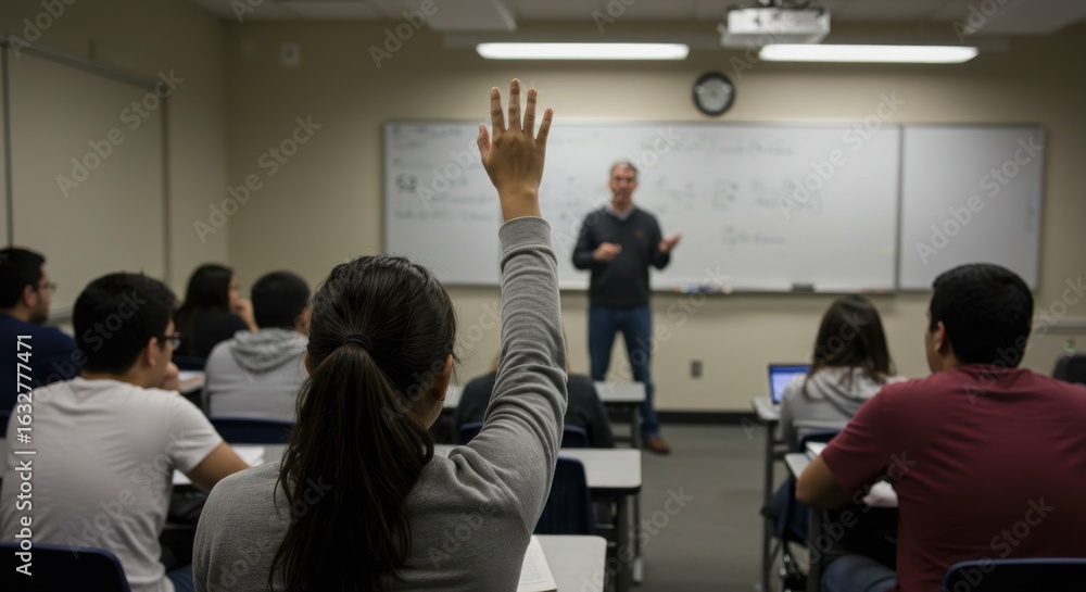 Fototapeta premium Classroom Question
