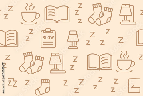 Cozy evening at home with warm beverages, books, and comfort items for relaxation and rest