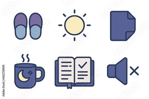 Relaxing morning routine with warm drink, book, and sunlight on a quiet day
