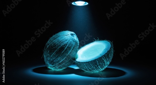 Illuminated coconuts