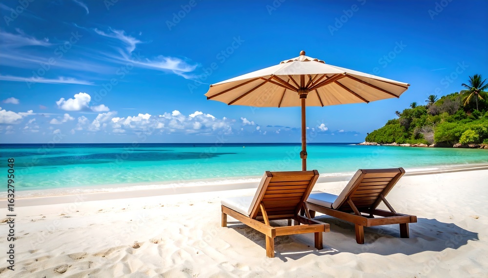 Fototapeta premium Tropical beach paradise