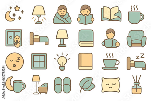 Cozy indoor activities at night include reading, drinking tea, and relaxing with a warm blanket in a comfortable setting