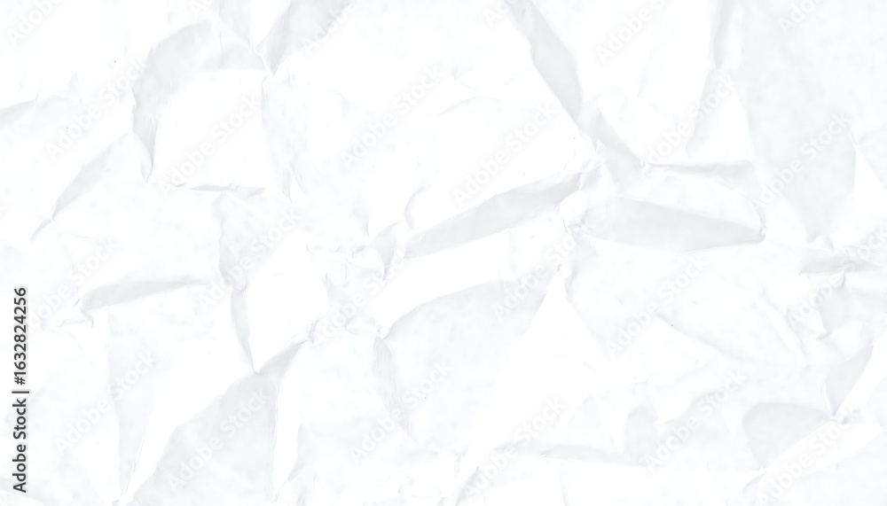 Obraz premium Crinkled white paper texture