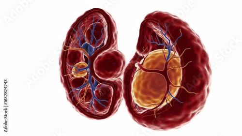 Wallpaper Mural Human Kidney Anatomy and Physiology Illustration Torontodigital.ca