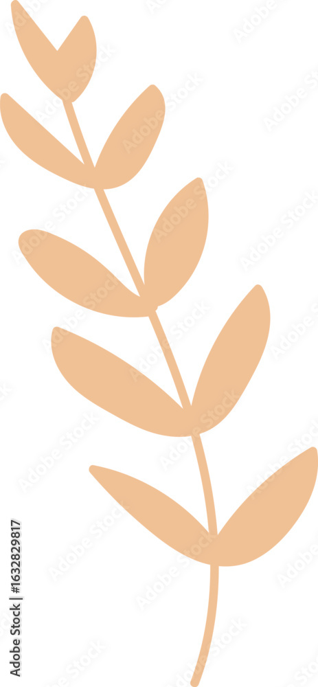 Fototapeta premium Floral Branch Minimal Art